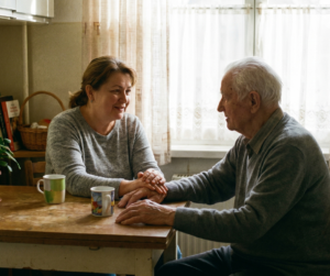 caring for an aging parent in Santa Clara.
